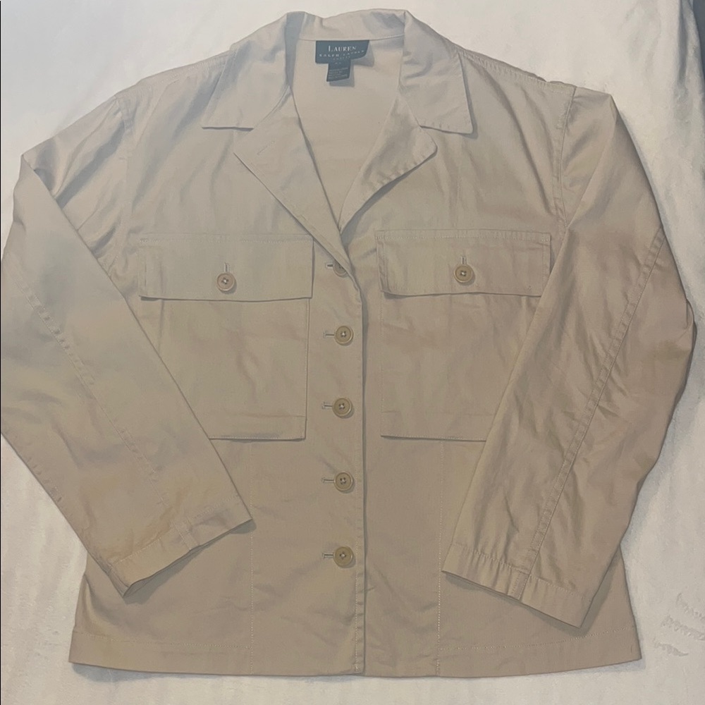 Ralph Lauren Women's Tan Blazer PS